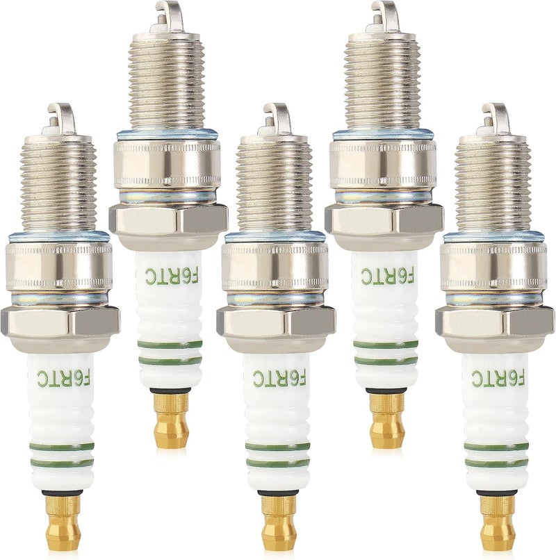 SOAJEE Spark Plug for GX120 GX140 GX160 GX200 GX240 GX270 GX340 GX390 GC160 GCV160 KT196 Mb165 Mb200 CT200U BT200X 120cc 160cc 196cc 212cc 208cc 224cc 301cc 292cc 420cc 338cc 439cc 440cc 459cc 5PCS - Image 1